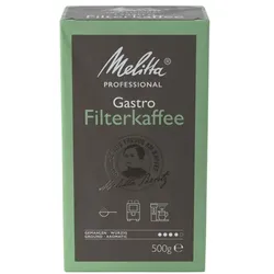 Melitta Gemahlener Kaffee Gastro Filterkaffee würzig & ergiebig 500 g braun
