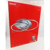 Briloner LED Deckenleuchte matt chrom 36W 3000K Warmweiß 3-Stufen-dimmbar schwen...