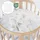 Waldin Babybett OWAL Kinderbett 7in1 mit Matratze, mitwachsendes Kinder-Bett