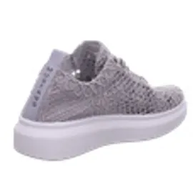 Mustang Damen Sneaker Court Makramee Blumen Netzstruktur 1468-301, Größe:40 EU, Farbe:Grau - 40