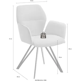 Niehoff Stuhl Merlot Silber