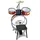 BONTEMPI Kinderschlagzeug Baßtrommel Ø 385 mm mit Pedal 2 kleine Trommeln Ø 170 Becken Ø 210 mm 2 Schlagstöcken Maße: 500x500x680 mm