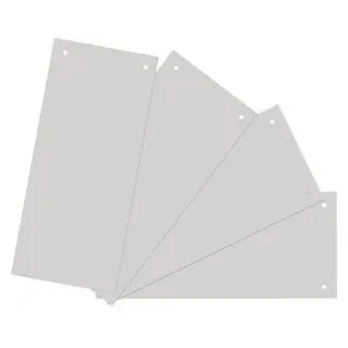 Wekre Trennstreifen 190 g/qm Karton 24,0 x 10,5 cm Grau 100 St.