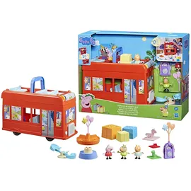 Peppa Pig 2 In 1 Partybusfigur - Multicolor - One Size