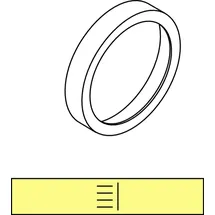 Ideal Standard Dekorring DEA, m. Symbol Seitenbrause A860861AA Armaturenmodule, Chrom