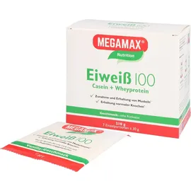MEGAMAX Eiweiß 100 Mix Kombi Pulver 7 x 30 g