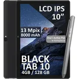 Blow Blacktab10 10,1" LTE 2023 4 GB RAM 128 GB Schwarz