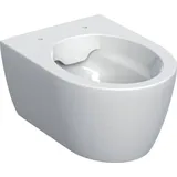 Geberit iCon Wand-WC Tiefspüler, verkürzte Ausladung, geschlossene Form, Rimfree weiß