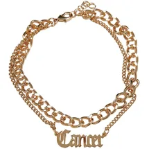 URBAN CLASSICS Zodiac Golden Anklet - Goldfarben
