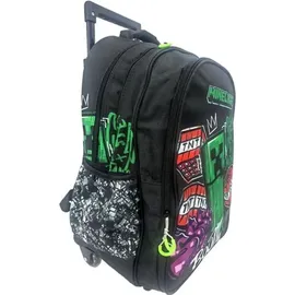 Minecraft Metro Art Boom Rollrucksack, 46 cm Tasche