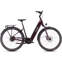 Cube Supreme Hybrid Deluxe Pro 625 2025 28 Zoll RH 46 cm Damen amarone 'n' grey