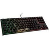 Ducky One 2 TKL PBT Gaming Tastatur MX-Red, RGB LED - schwarz