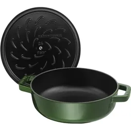 Staub Chistera Bräter 28 cm basilikum-grün