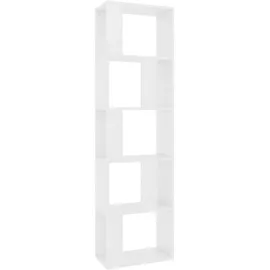 vidaXL Bücherregal 45 x 24 x 159 cm Weiß