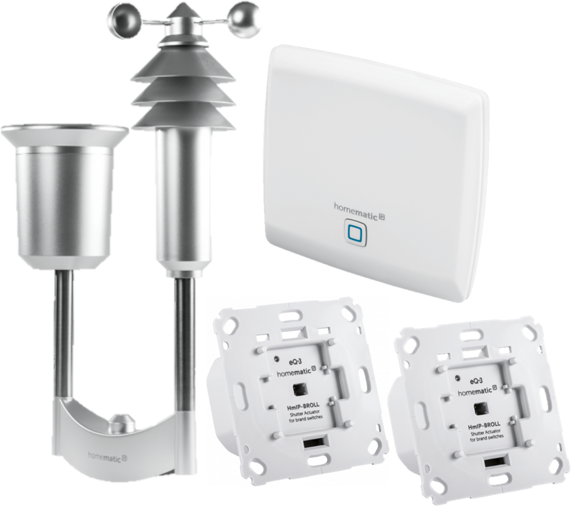 Homematic IP Set Beschattung - Wettersensor plus | HmIP-EK-6