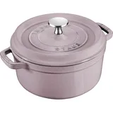 Staub Cocotte 20 cm rund kirschblüte