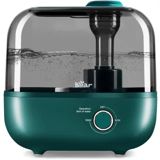 Bear 5L Top-Füllung Luftbefeuchter, 28dB Ultraleise für Babys und Pflanzen, 35 Stunden Laufzeit, Mit Aromatherapie-Tablett, 360° Dehbarer Dampfdüse, Automatischer Abschaltung, Polypropylen