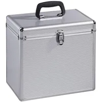 Hama 50er LP-Koffer silber