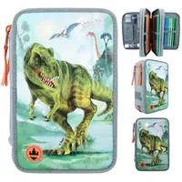DEPESCHE Dino World 3-Fach Federtasche LED T-Rex