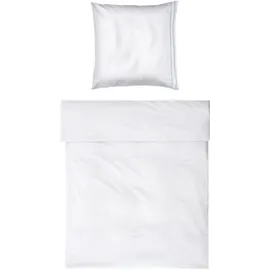 Möve Noblesse White/Light Blue 155 x 220 cm + 80 x 80 cm