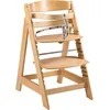 Hochstuhl ROBA Treppenhochstuhl Sit Up Click, natur, Baby, Gr. B/H/T: 45cm x 80cm x 54cm, beige (natur), Stühle, aus Holz