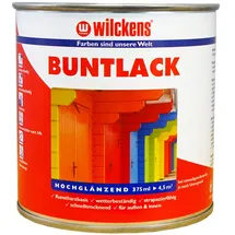 Wilckens Buntlack Schwarz hochglänzend 0,375 l