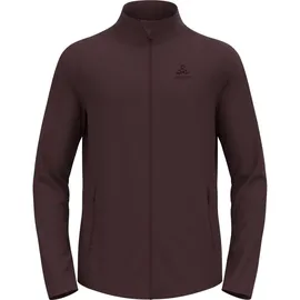 Odlo Roy Ml Fleece Mit Durchgehendem Reißverschluss - Fudge / Black - S