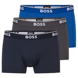 HUGO BOSS 3P Power Trunk schwarz/grau/blau S 3er Pack