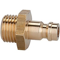 Riegler Nippel für Kupplungen NW 5, Messing blank, G