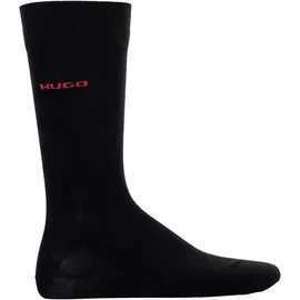Hugo Herren Socken mit Label-Detail im 2er-Pack, Black, 39-42