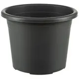 Dehner Kunststoff-Blumentopf Cylindro, rund, Anthrazit