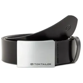 Tom Tailor Ledergürtel (1-St) schwarz, 100,