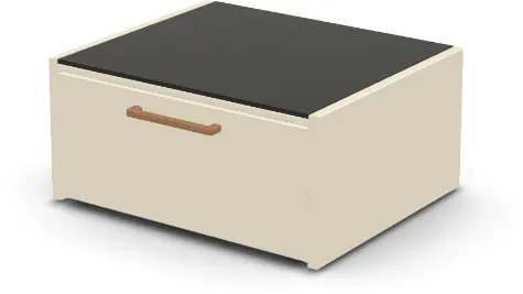 Brabura CT 80 Kamado Modul - Nero Zimbabwe / Perle Blanche / Holzgriff