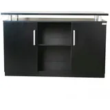 Jet-Line Orly Aktenschrank 140 x 85 x 43 schwarz