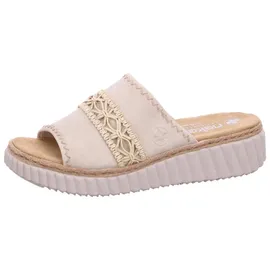 Rieker Pantolette beige, - Beige - 38