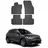 Omac Gummi Fußmatten kompatibel mit VW Tiguan 2016-2024 Automatten Gummi Schwarz 4tlg
