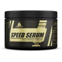 PEAK Speed Serum - 300g - Geschmack Cola I 30 Portionen I Pulver I Energydrink I Pre-Workout I Diät I mit BCAAs I L-Carnitin I Panax Ginseng I Grüntee EGCG I Guarana Extrakt 300 g