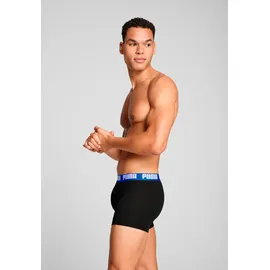 Puma Boxershorts Organically Black / Blue / Red XL 2er Pack