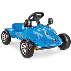Pilsan Go-Kart Kinderauto, Tretauto Herby 07302, Hupe am Lenkrad, Pedale, ab 3 Jahre blau Babyshoppen