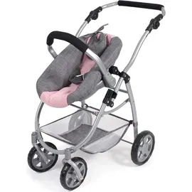 Bayer Chic 2000 Emotion 3 in 1 All In melange grau/rosa