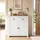 Homcom Sideboard 78,5 x 80 x 35 cm Weiß