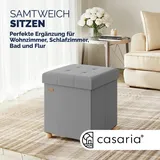 CASARIA CASARIA® Sitzhocker Grau