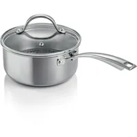 Tescoma SteelCRAFT Stielkasserolle mit Deckel 18 cm rund