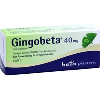 Betapharm Arzneimittel GmbH Gingobeta 40 mg Filmtabletten