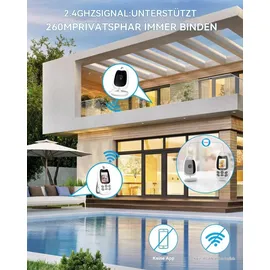 Avylet Babyphone mit Kamera Tragbares Vox-Funktion Temperatursensor Nachtsicht-Video-Babyfon 2,4 Ghz Intelligentes Standby Baby monitor Gegensprechanlage