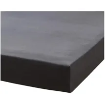 Traumschlaf Spannbettlaken Baumwolle-Jersey 180 x 200 - 200 x 200 cm grau