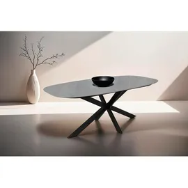 byLIVING Tisch OVAL, Breite 200 cm, Stein-Optik