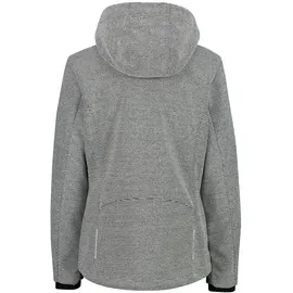 CMP Zip Hood 32a1416 Softshelljacke - B. Co Gesso / Black - XS