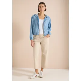 Cecil Blouson im Denim-Look mit Zipper - blau