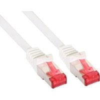 InLine Patchkabel, Cat6, S/FTP, RJ-45/RJ-45, 50m, weiß (76455W)